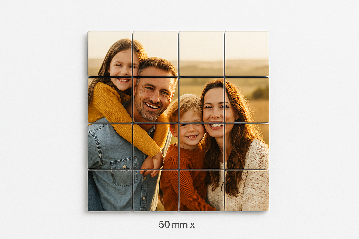 50mm x 50mm Photo Fridge Magnet Puzzle Sets