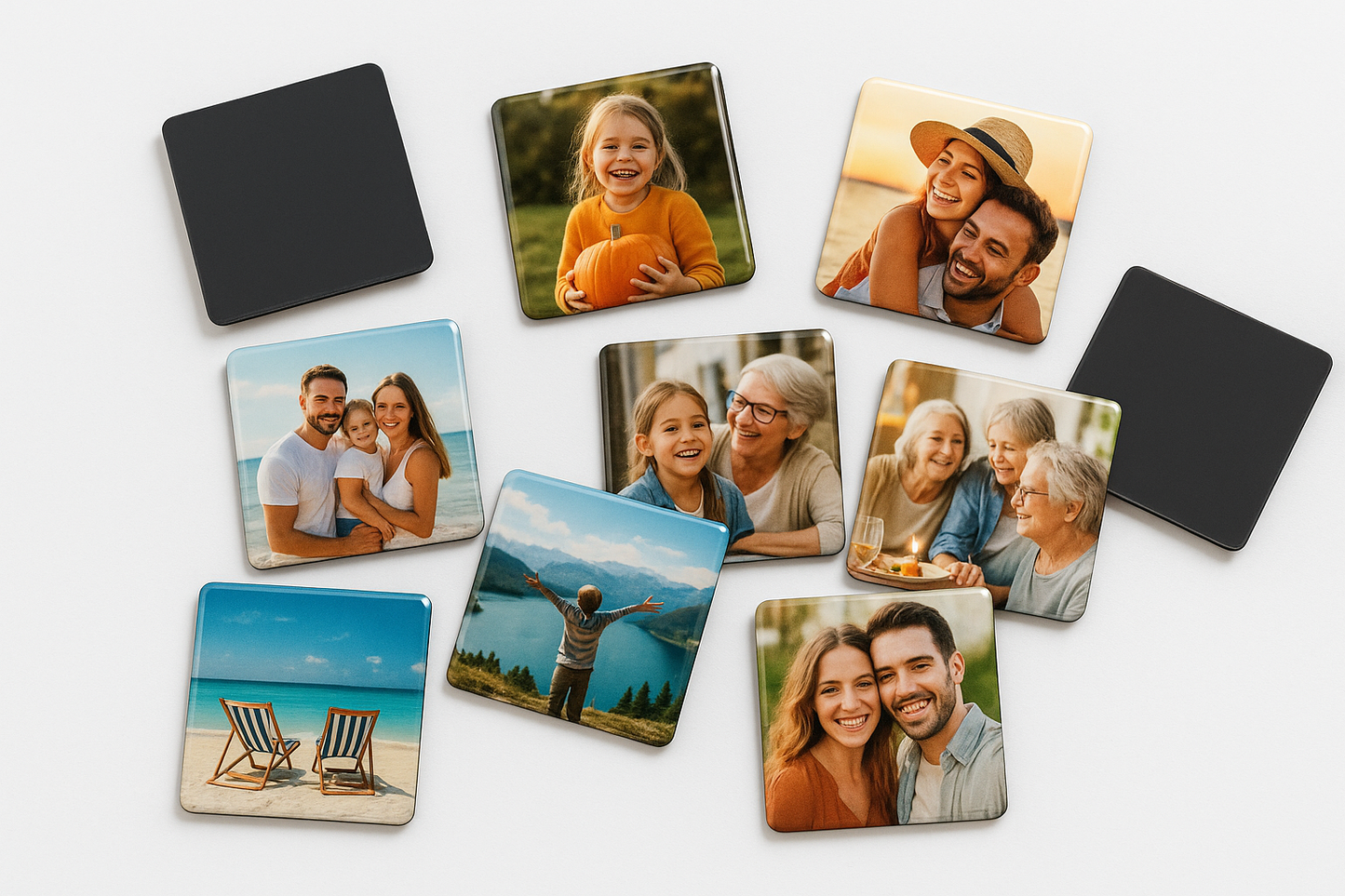 50mm x 50mm Photo Ref magnets
