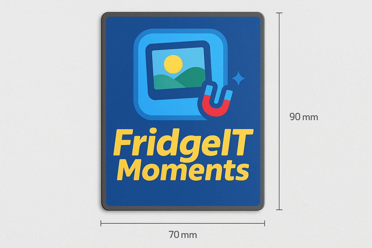 Bulk Custom Photo/ Logo Fridge Magnets - Flexible Magnetic Sheets