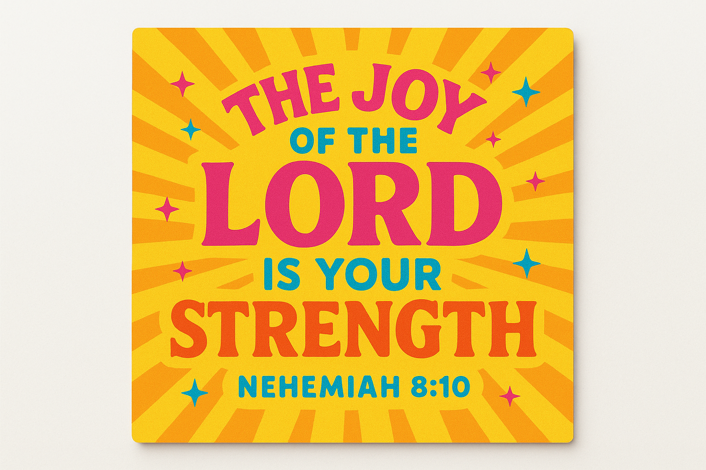 Bible verse inspirational fridge photo magnet handcrafted in Dunedin, New Zealand – FridgeIT Moments