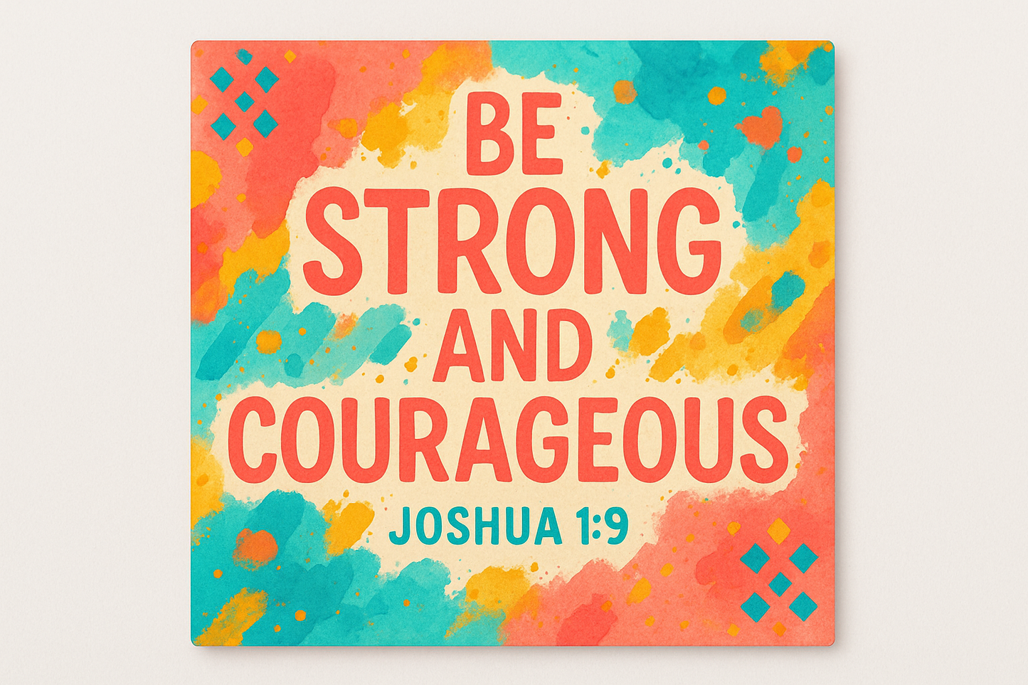 Bible verse inspirational fridge photo magnet handcrafted in Dunedin, New Zealand – FridgeIT Moments