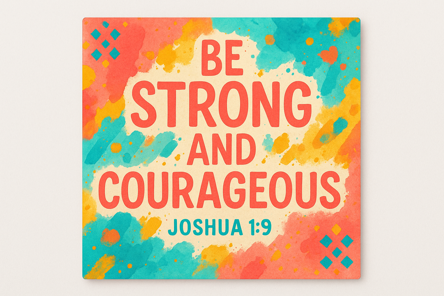 Bible verse inspirational fridge photo magnet handcrafted in Dunedin, New Zealand – FridgeIT Moments