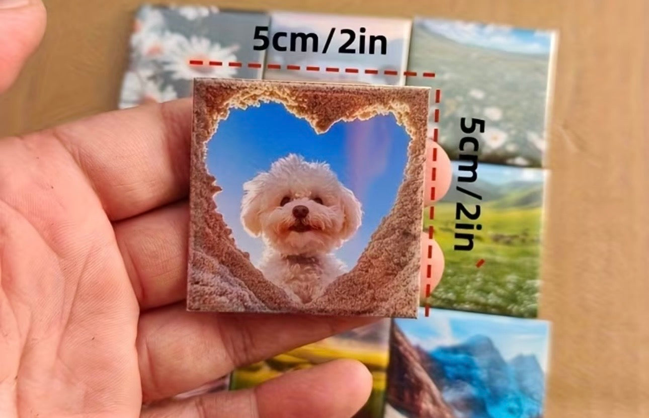 Custom photo magnet handcrafted in Dunedin, New Zealand – FridgeIT Moments