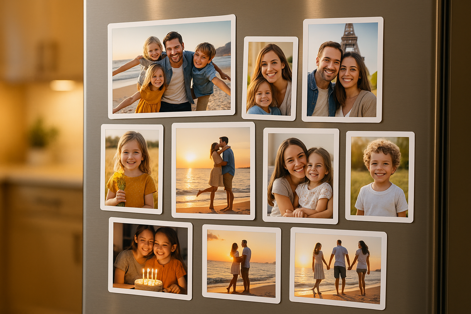 Custom photo magnet 7cmx9cm handcrafted in Dunedin, New Zealand – FridgeIT Moments