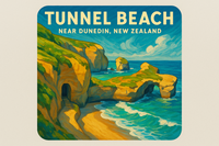 Dunedin landmark souvenir fridge photo magnet handcrafted in Dunedin, New Zealand – FridgeIT Moments