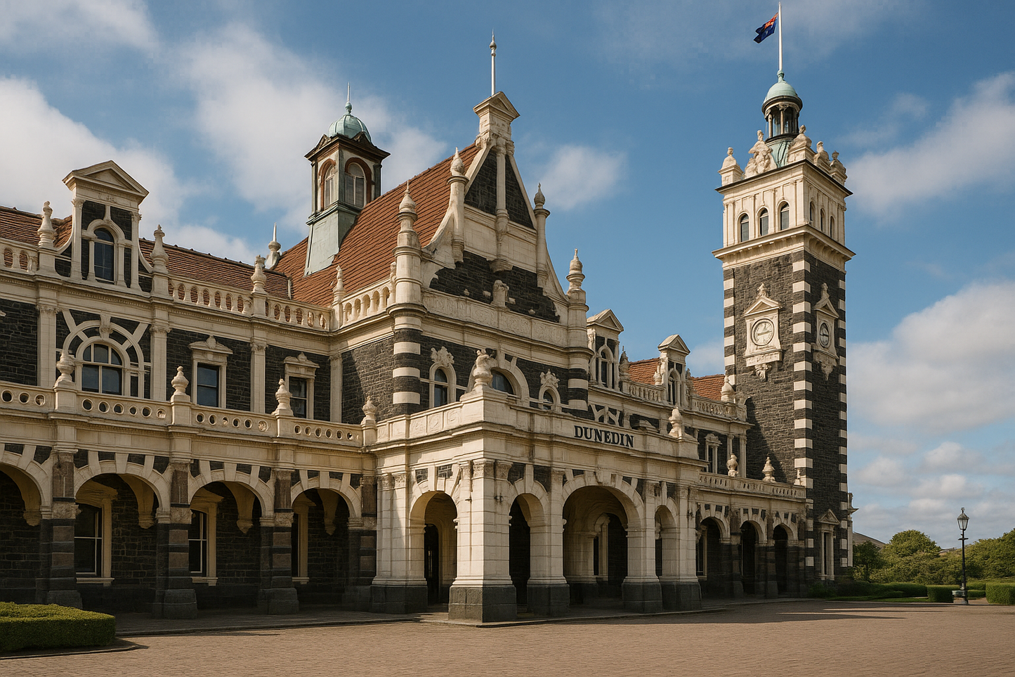 Dunedin landmark souvenir fridge photo magnet handcrafted in Dunedin, New Zealand – FridgeIT Moments