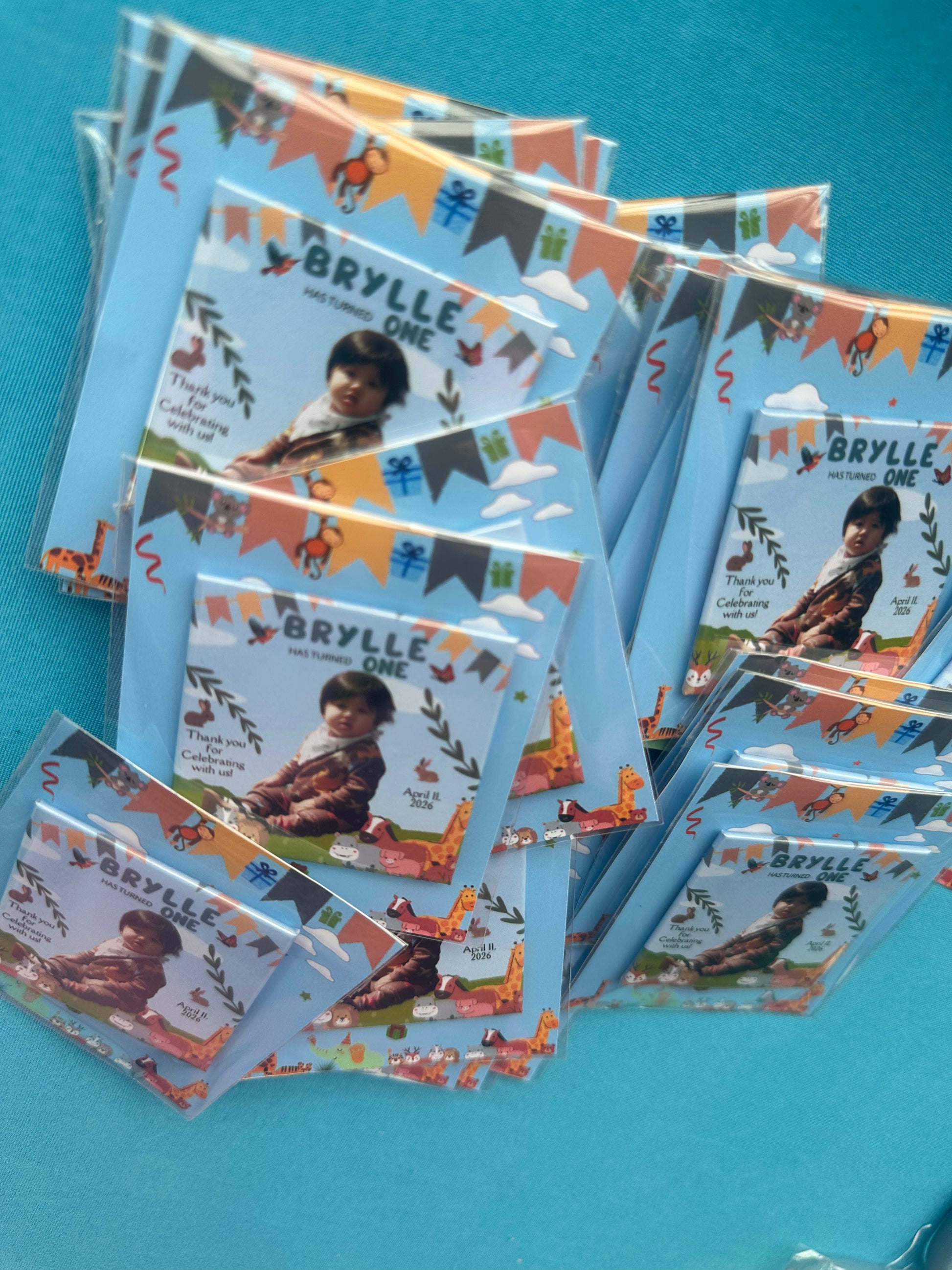 custom birthday event giveaway custom photo magnet handcrafted in Dunedin, New Zealand – FridgeIT Moments, party favors