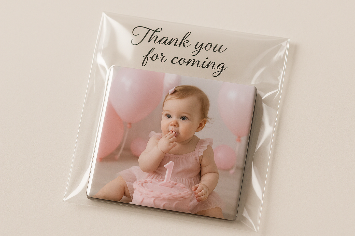 custom birthday event giveaway custom photo magnet handcrafted in Dunedin, New Zealand – FridgeIT Moments, party favors