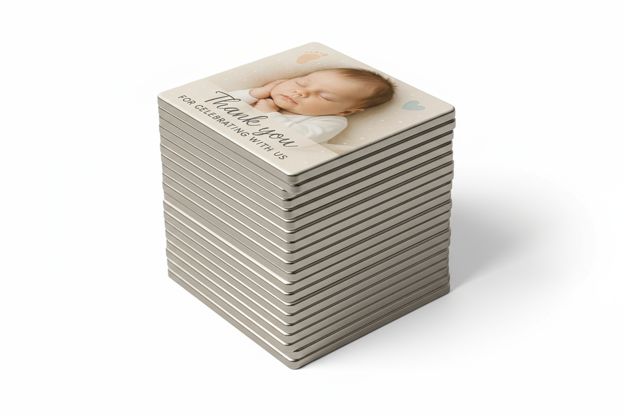 custom birthday event giveaway custom photo magnet handcrafted in Dunedin, New Zealand – FridgeIT Moments, party favors