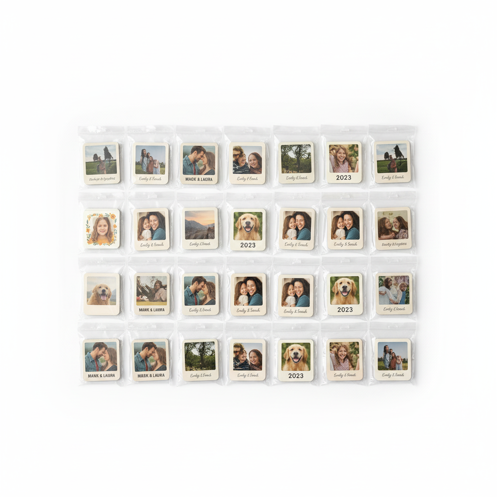 Custom memorial giveaway custom photo magnet  fridge magnet handcrafted in Dunedin NZ remembrance gift FridgeIT Moments