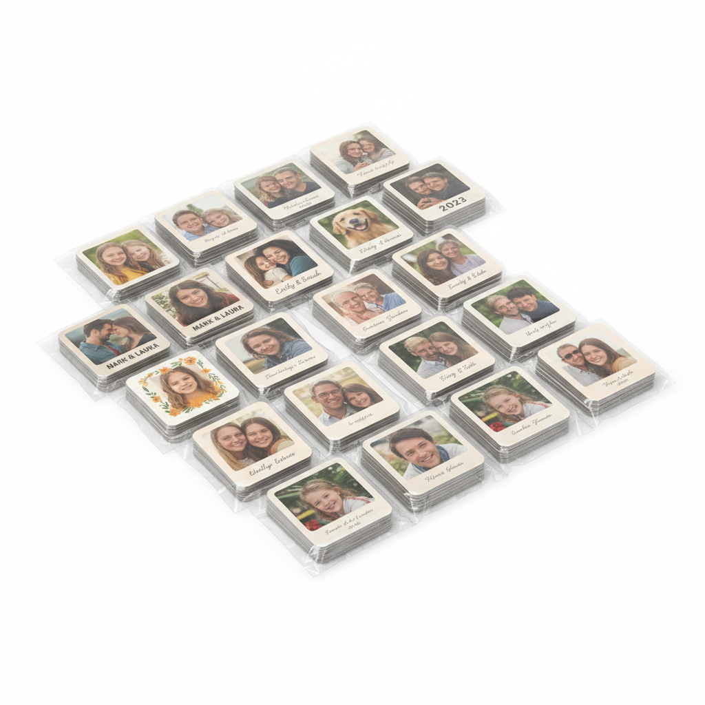 Custom memorial giveaway custom photo magnet  fridge magnet handcrafted in Dunedin NZ remembrance gift FridgeIT Moments