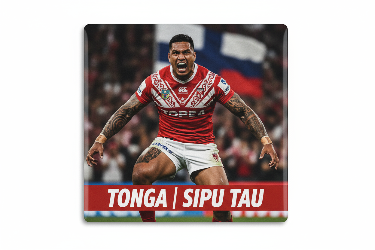 Custom NRL rugby league photo magnet, NRL collectibles, handcrafted in Dunedin, New Zealand – FridgeIT Moments
