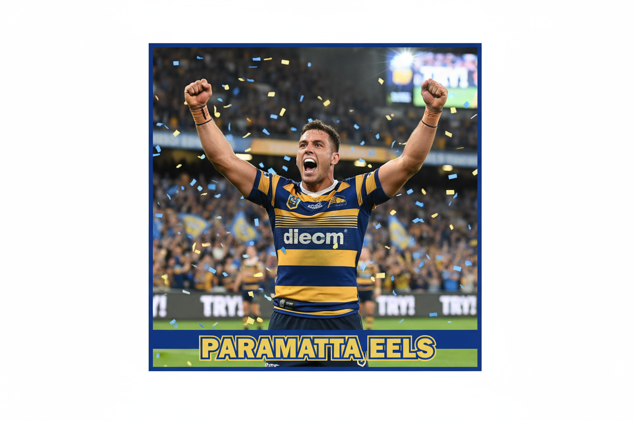 Custom NRL rugby league photo magnet, NRL collectibles, handcrafted in Dunedin, New Zealand – FridgeIT Moments