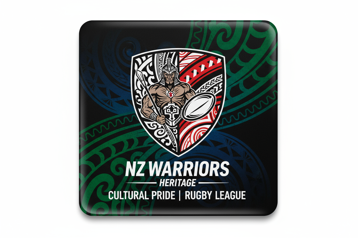 Custom NRL rugby league photo magnet, NRL collectibles, handcrafted in Dunedin, New Zealand – FridgeIT Moments