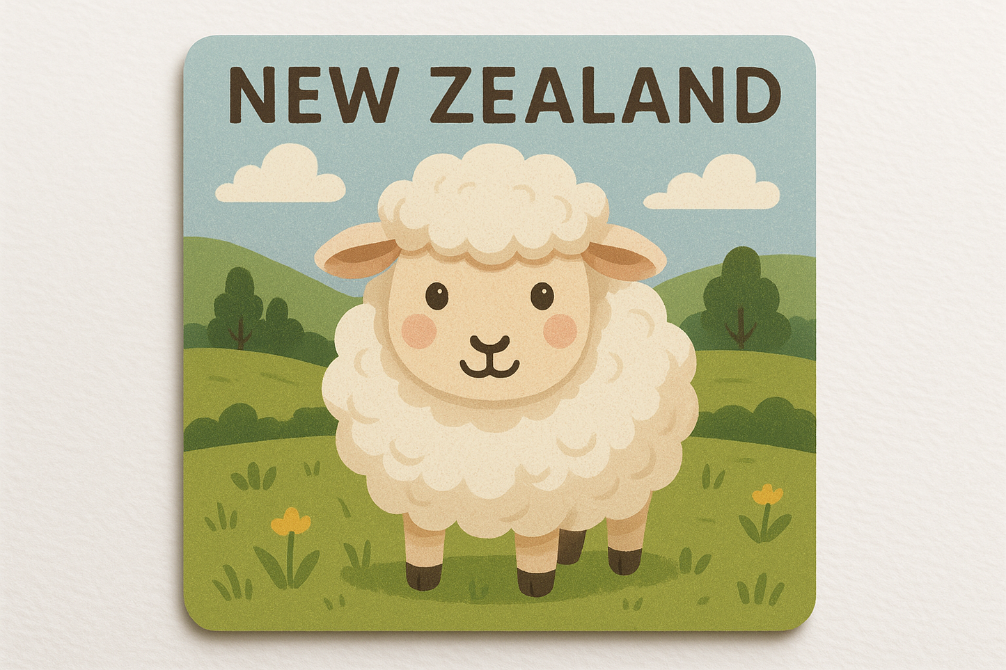 New Zealand symbols and flags fridge magnet handcrafted in Dunedin, New Zealand – FridgeIT Moments, Souvenirs