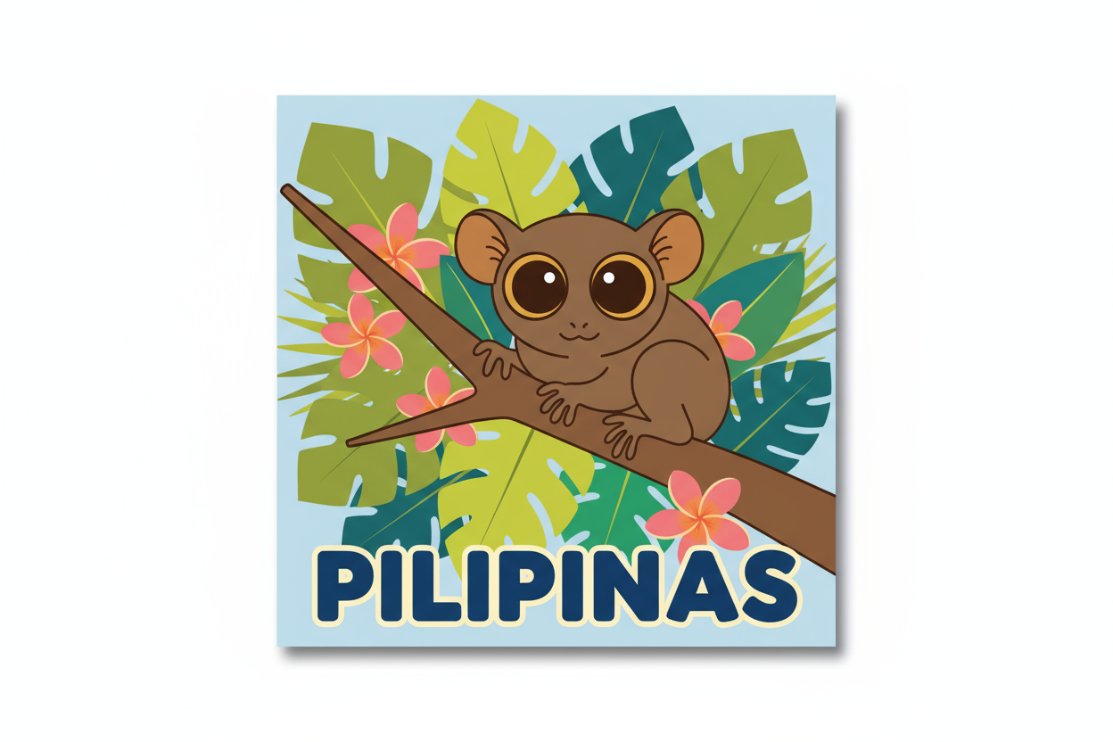 Philippines inspired custom photo magnet handcrafted in Dunedin, New Zealand – FridgeIT Moments