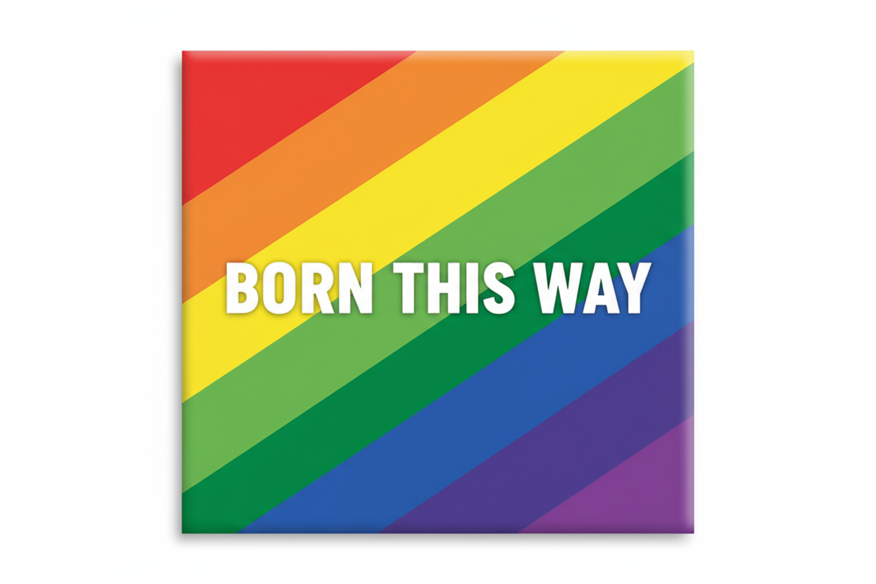 LGBTQ+ pride rainbow fridge photo magnet handcrafted in Dunedin, New Zealand – FridgeIT Moments gift ideas