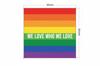 LGBTQ+ pride rainbow fridge photo magnet handcrafted in Dunedin, New Zealand – FridgeIT Moments 