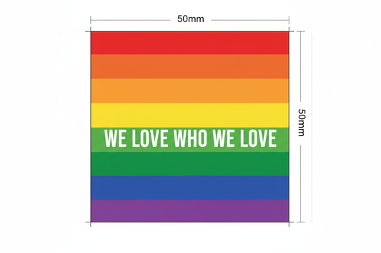 LGBTQ+ pride rainbow fridge photo magnet handcrafted in Dunedin, New Zealand – FridgeIT Moments 