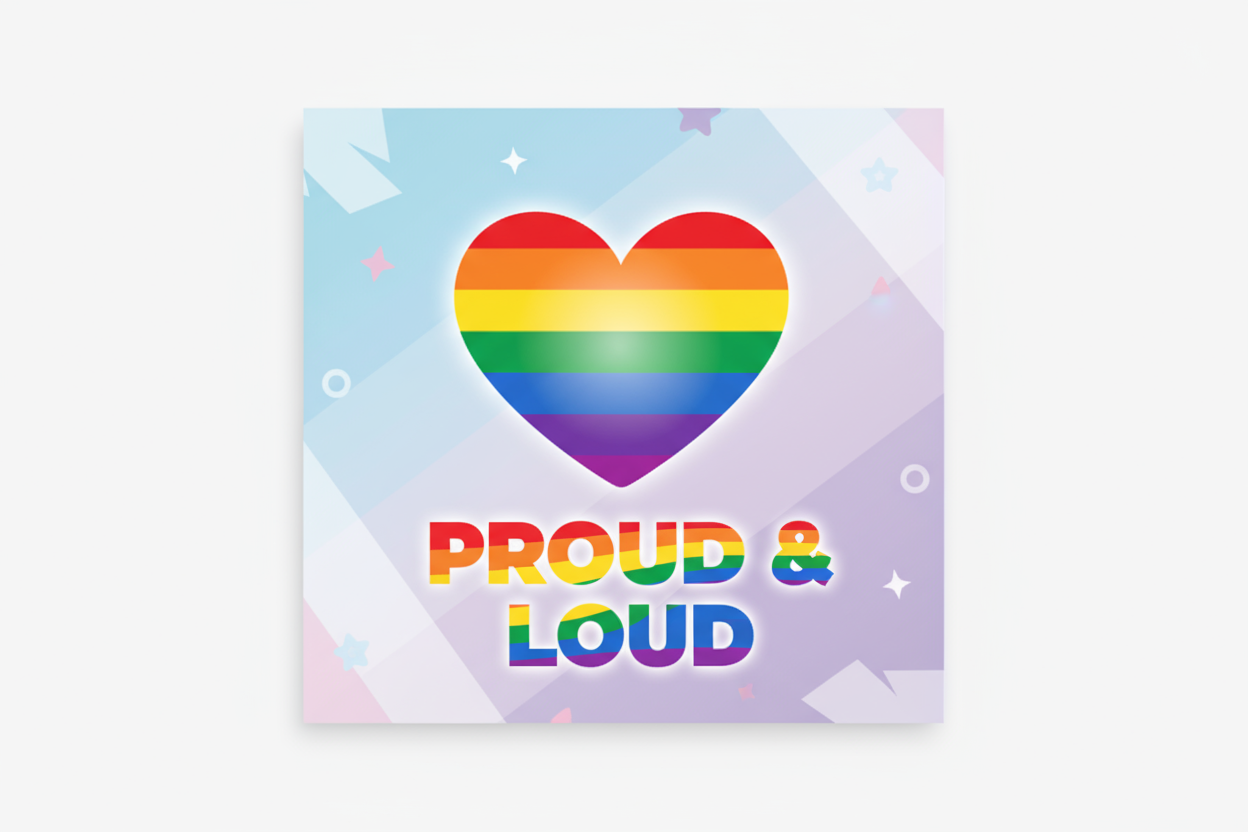 LGBTQ+ pride rainbow fridge photo magnet handcrafted in Dunedin, New Zealand – FridgeIT Moments 