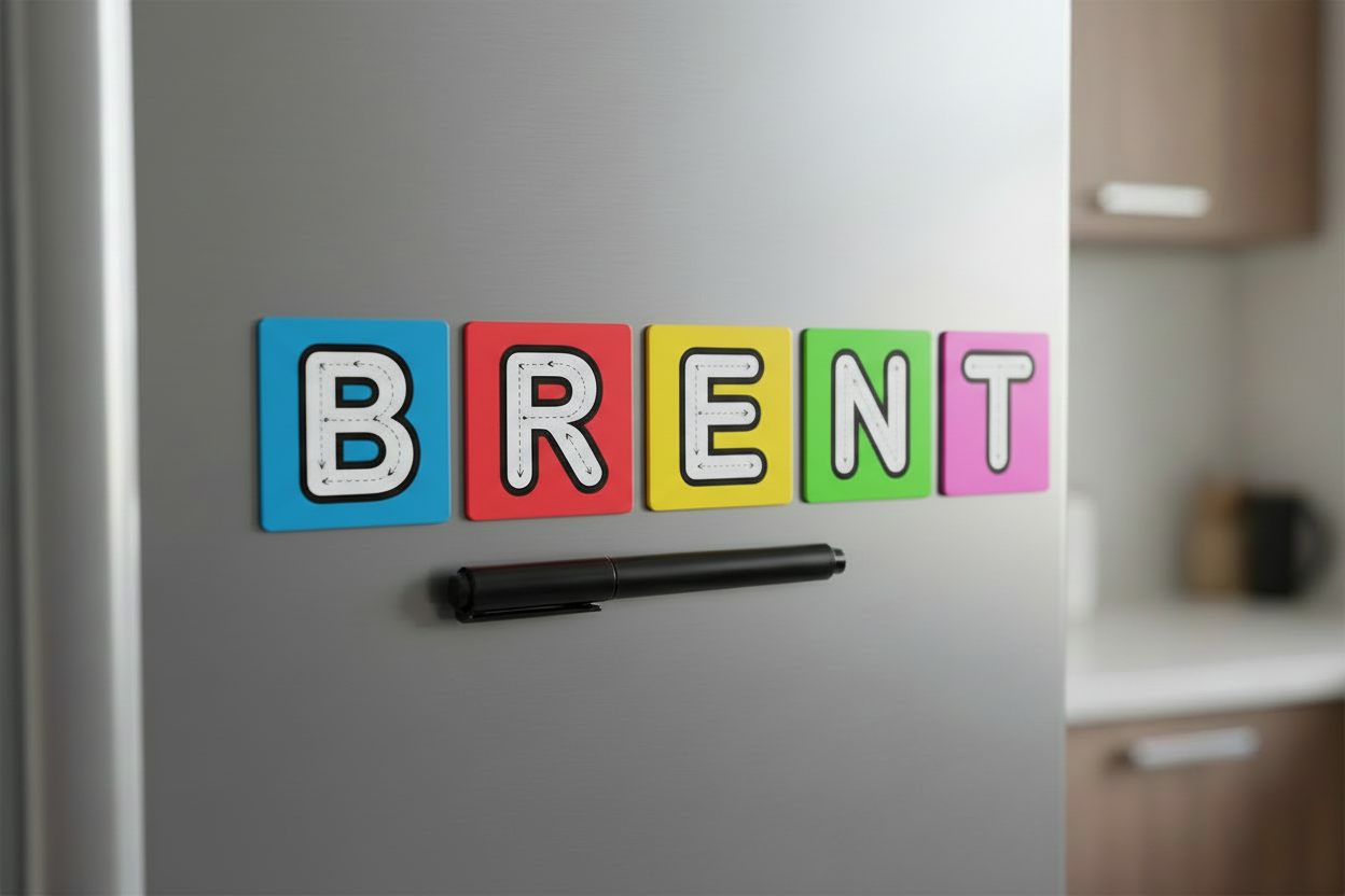 BRENT - arrows inside letters only