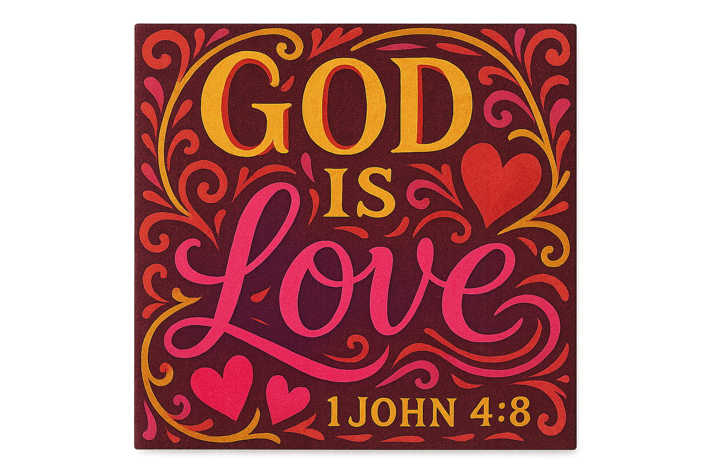 Bible Motivational Verses - Ready-Made Designs Fridge Magnets – 50×50mm