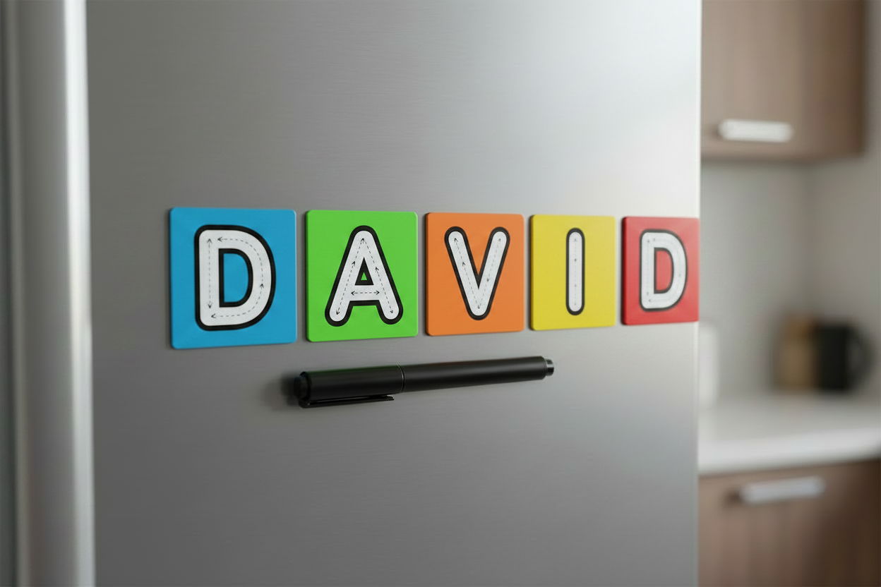DAVID - arrows inside letters only