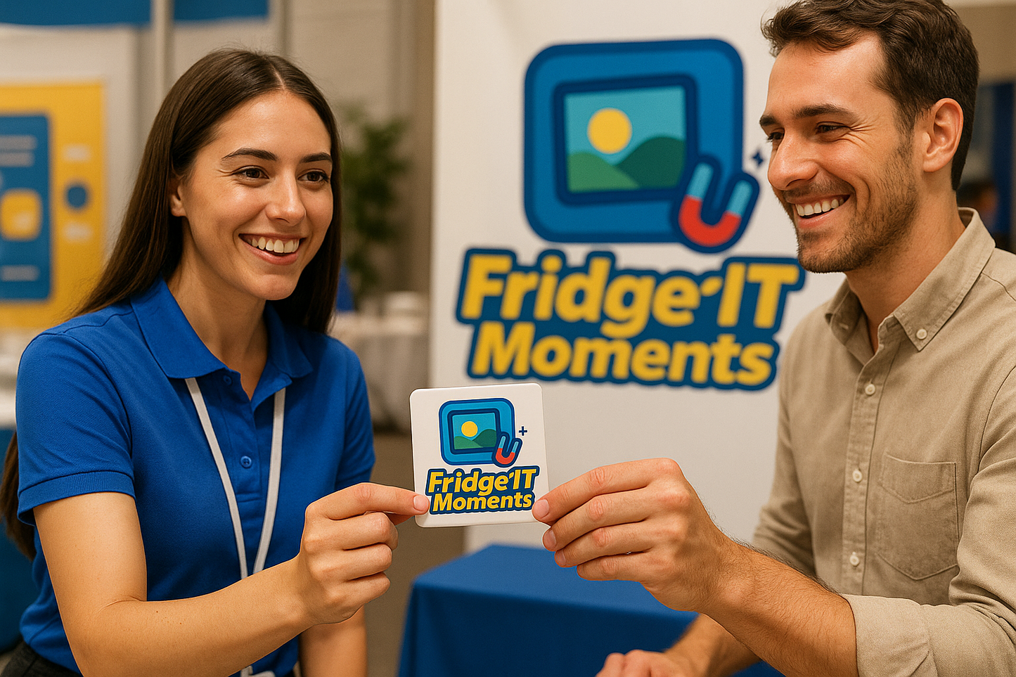 Bulk Custom Photo/ Logo Fridge Magnets - Flexible Magnetic Sheets