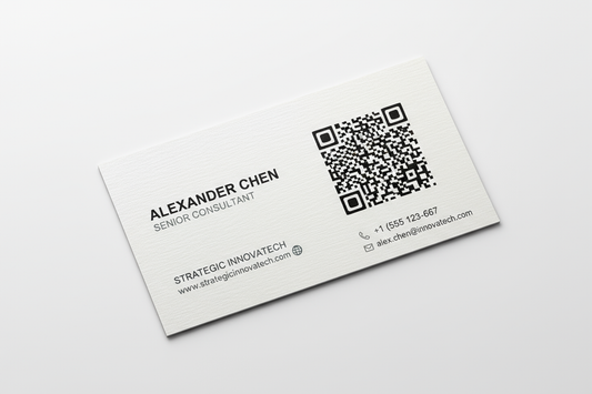 Magnetic Business Card with QR Code