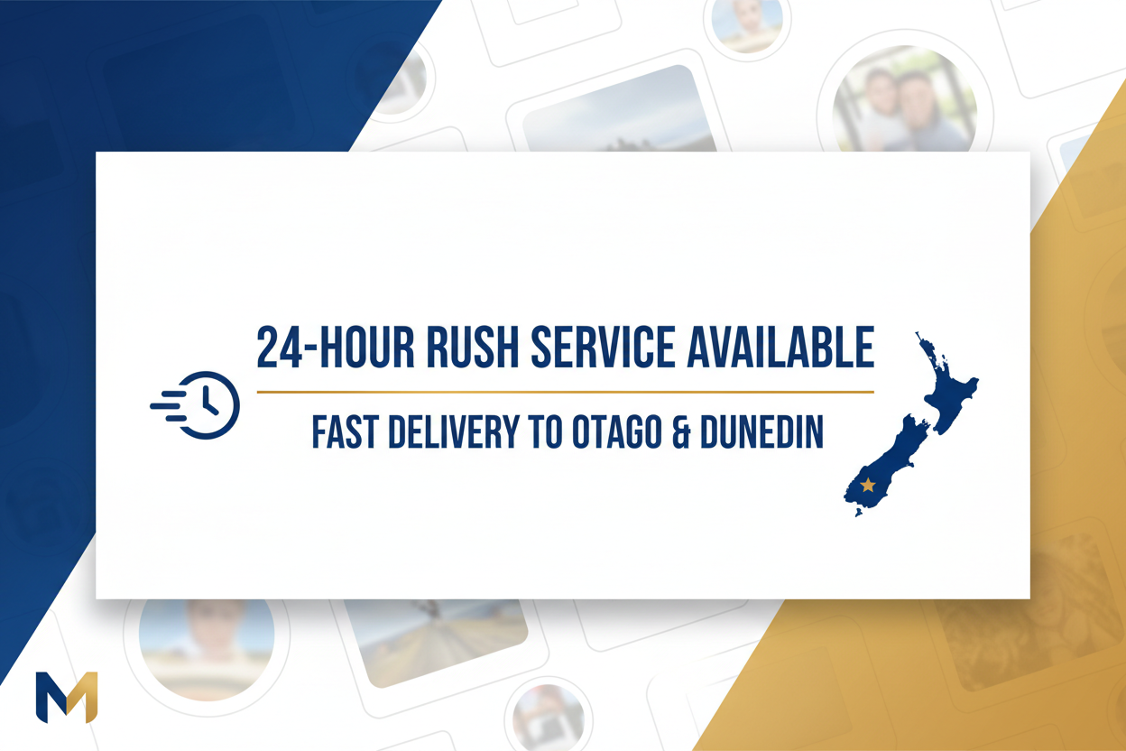 Otago 24-Hour Rush Service Banner