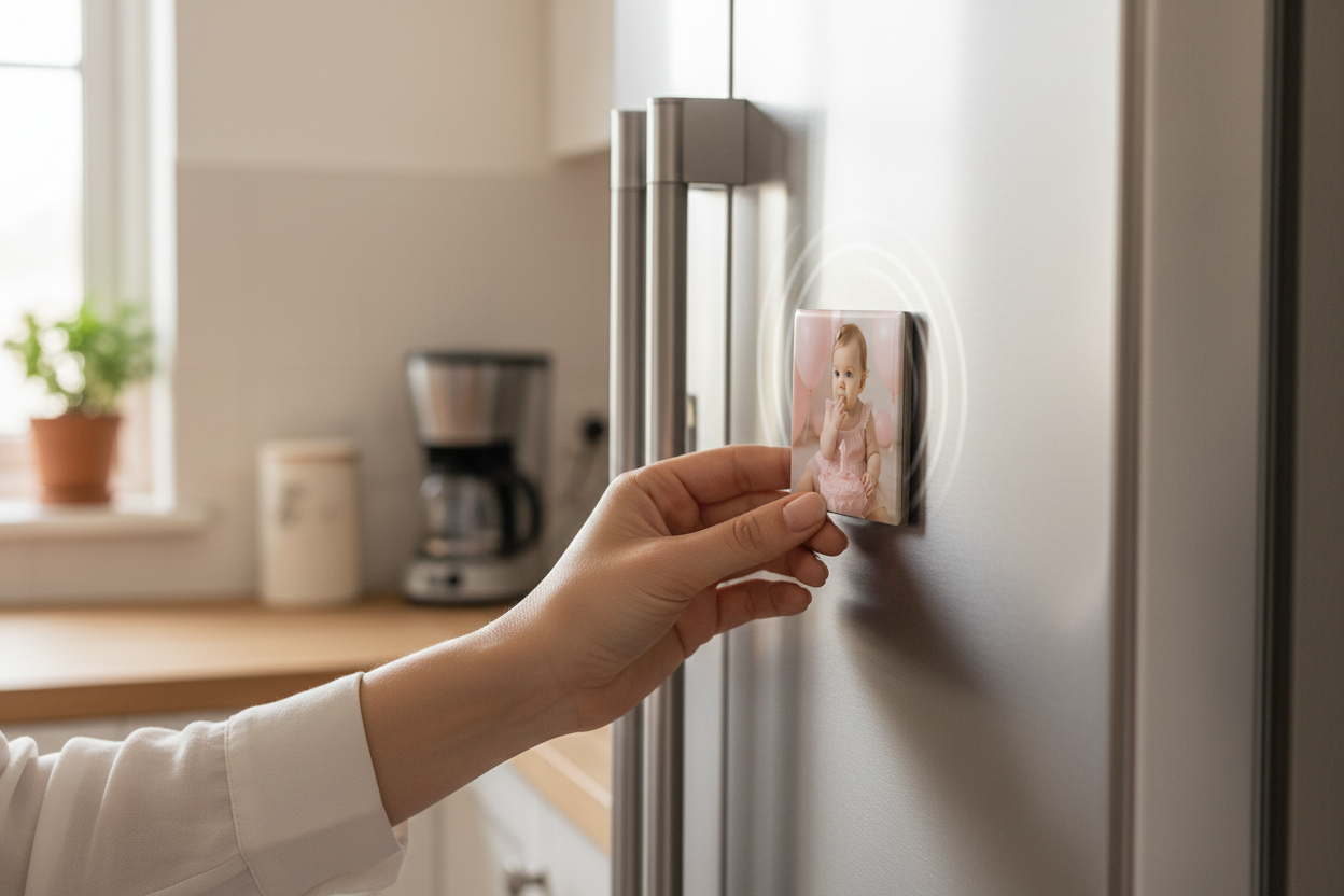 Rush Custom Photo Fridge Magnet Giveaway - 24 Hour Shipping (50mm x 50mm)