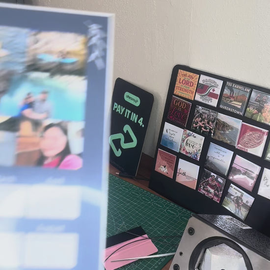 Personalized Custom photo magnetic calendar 2026 handcrafted in Dunedin, New Zealand – FridgeIT Moments