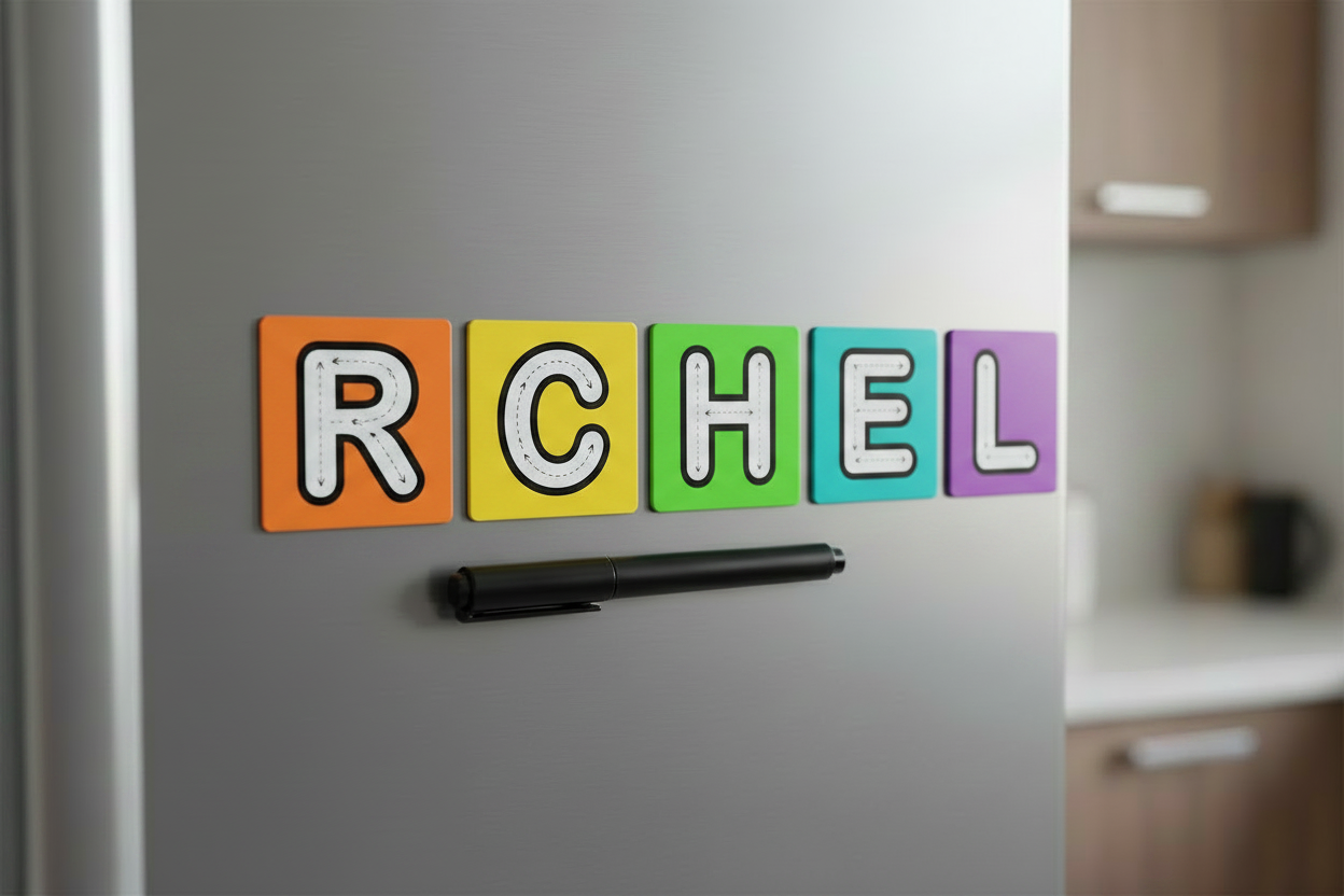 RACHEL - arrows inside letters only