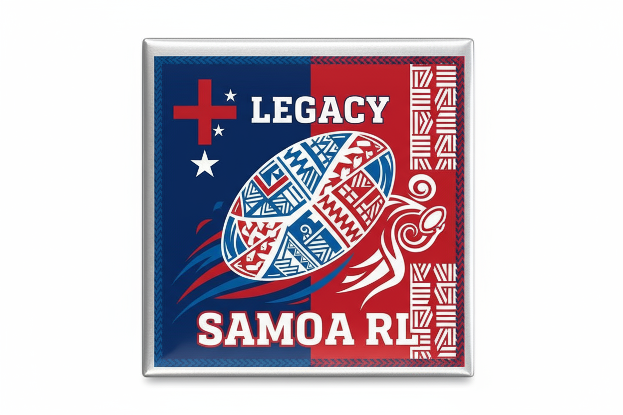 Samoan Flag & Rugby League Design