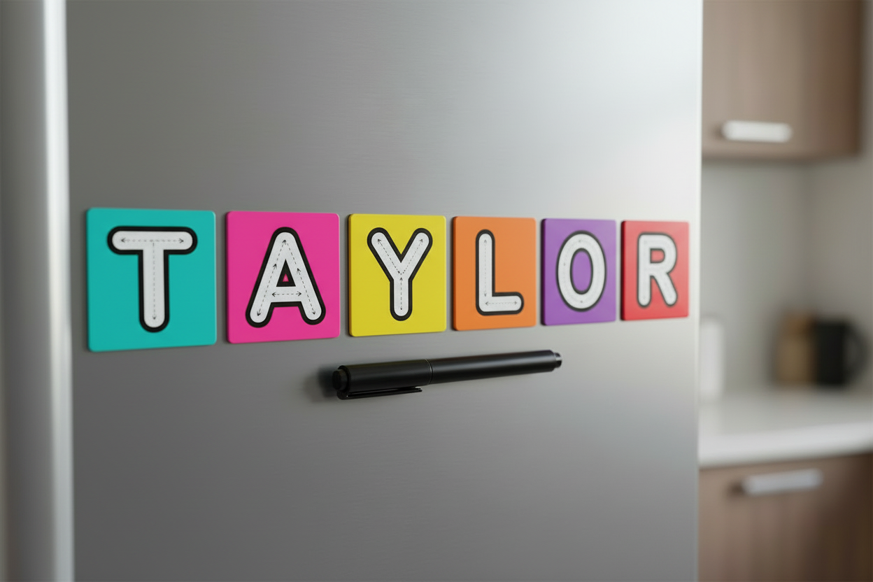 TAYLOR - arrows inside letters only