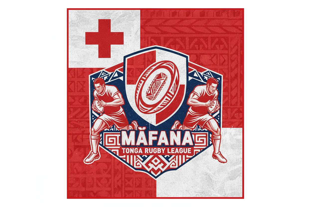 Tongan Flag & Rugby League Design